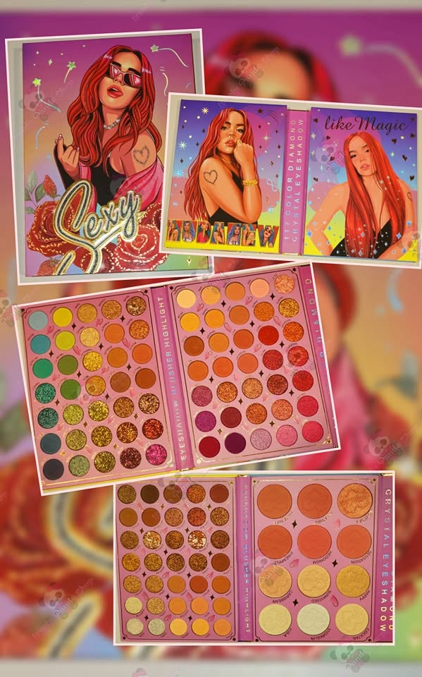 Makeup - Sexy Rose Eyeshadow Book