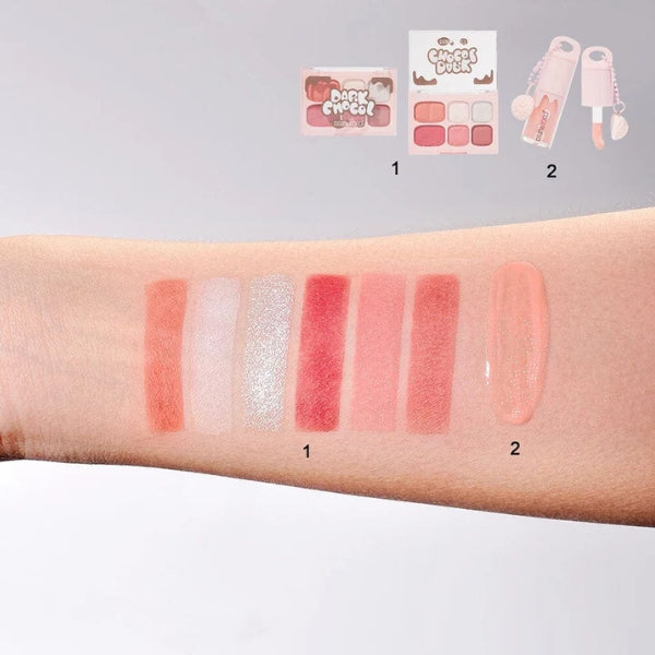 Makeup - Kevin & Coco - Dark Chocol Palette & Lip Gloss Set B