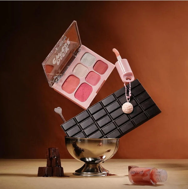 Makeup - Kevin & Coco - Dark Chocol Palette & Lip Gloss Set B