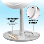 Beauty Breeze Mirror Lighted 5X Magnification Makeup Mirror
