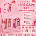Makeup - MEIKE GLAMOUR Trio LIP SET GLOSS, LINER, Lips STICK