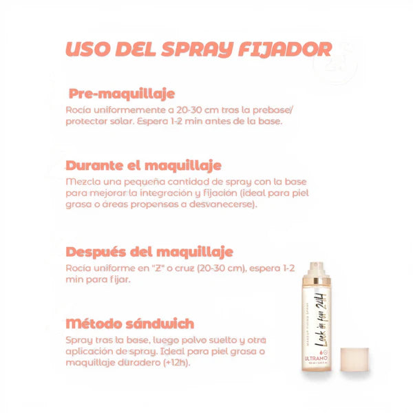 Makeup - ULTRAMO LOCK IN FOR 24H MAKE UP FIXING SPRAY