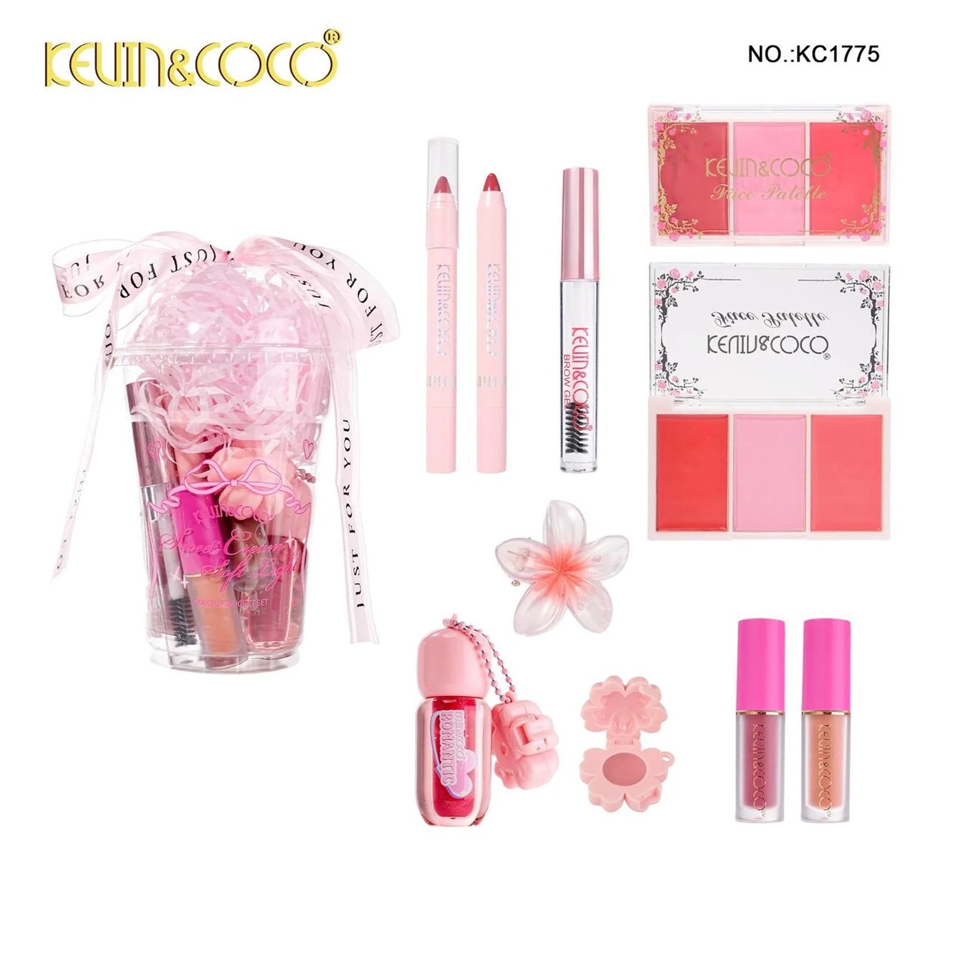 Makeup - Kevin & Coco - Sweet Cream Soft Light Makeup Bucket Set