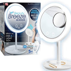 Beauty Breeze Mirror Lighted 5X Magnification Makeup Mirror