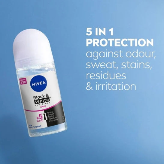 NIVEA BLACK AND WHITE INVISIBLE CLEAR