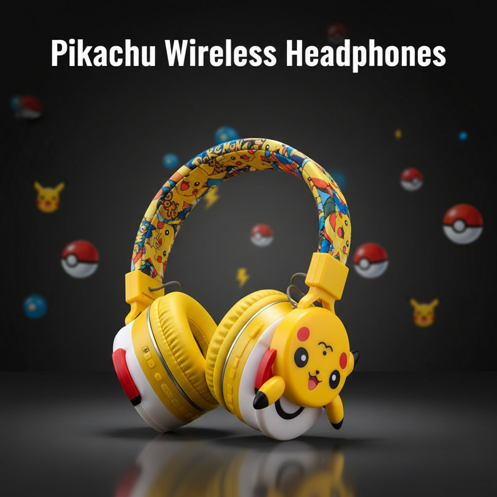 Kids - PIKACHU WIRELESS HEADPHONE