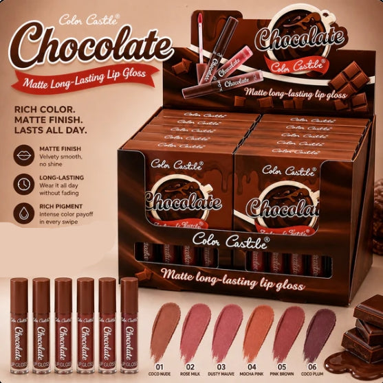 Makeup - CHOCOLATE MATTE LONG-LASTING LIP GLOSS