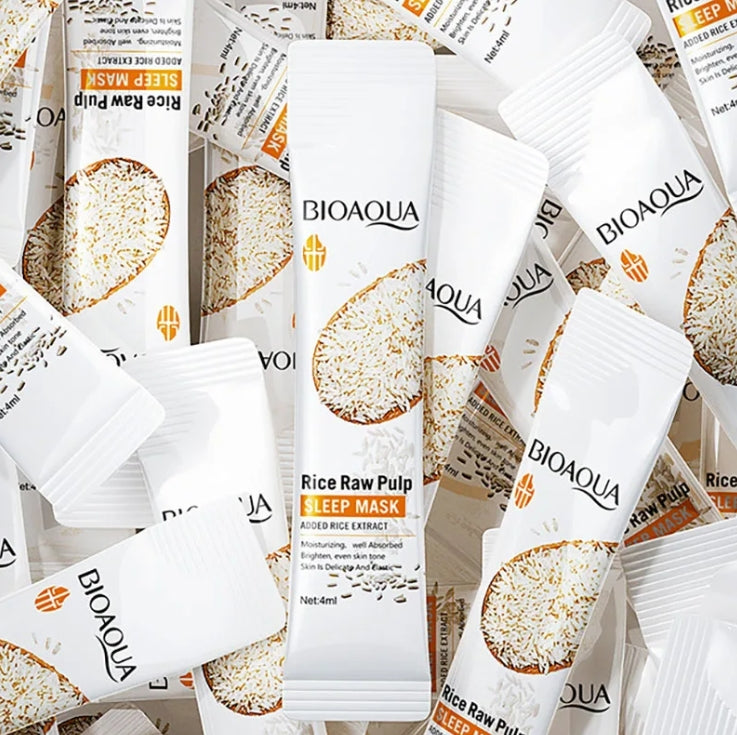 BIOAQUA Rice Raw Pulp Sleeping Masks