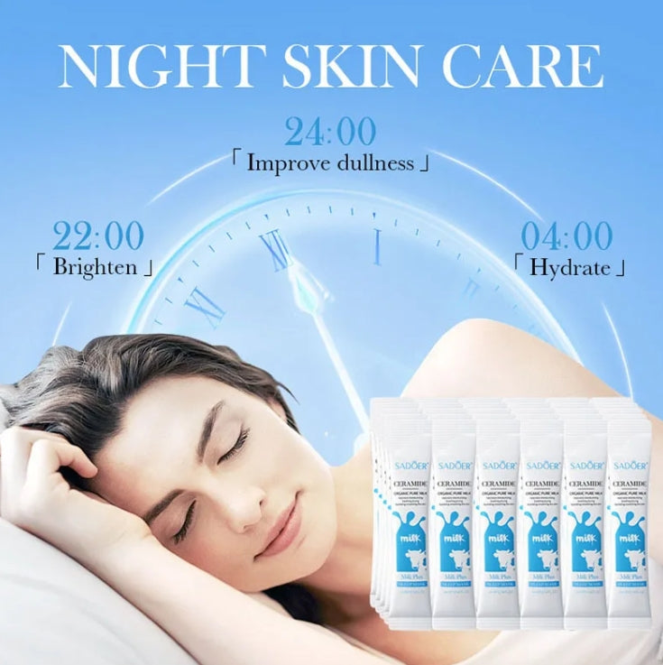 Skin Care - SADOER Milk Sleeping Facial Mask