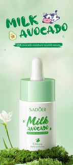 Skin Care - SADOER Milk Fruits Facial Serum - Avocado
