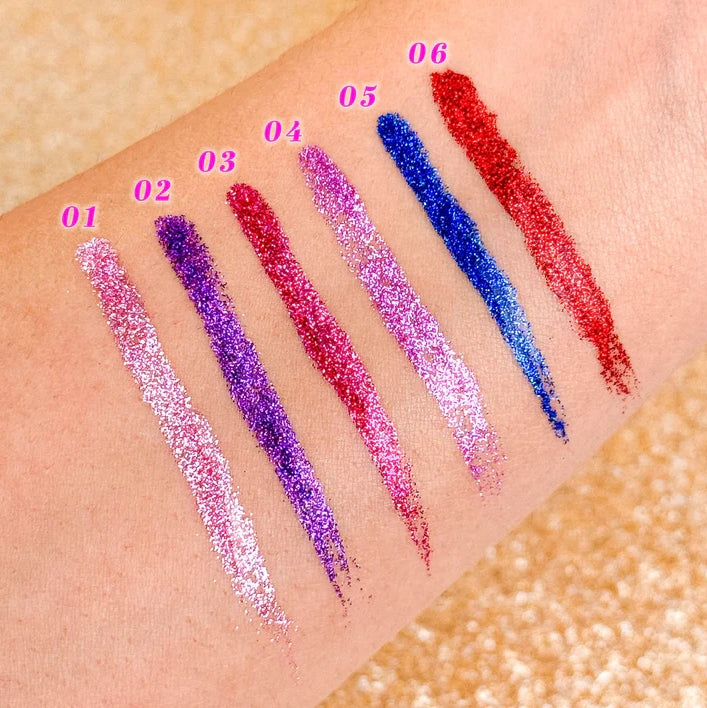 Makeup - Italia Deluxe - Star Struck Liquid Glitter Eyeliner Assorted