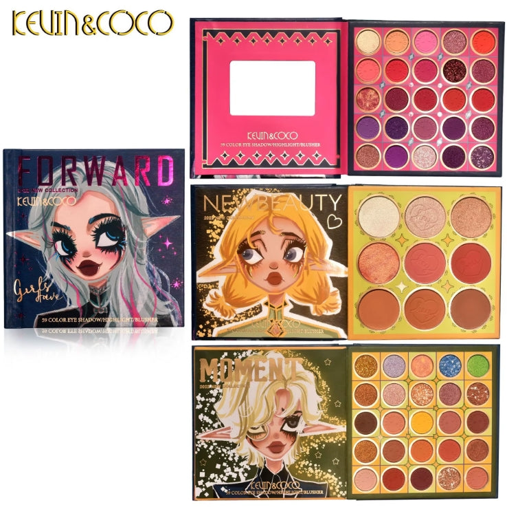 Makeup - Kevin & Coco Eyeshadow Palette Set
