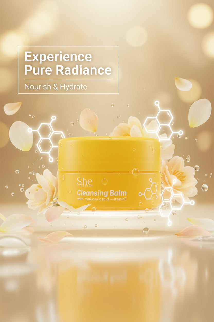 Skin Care -She makeup cleansing balm with hyaluronic acid + vitamin e