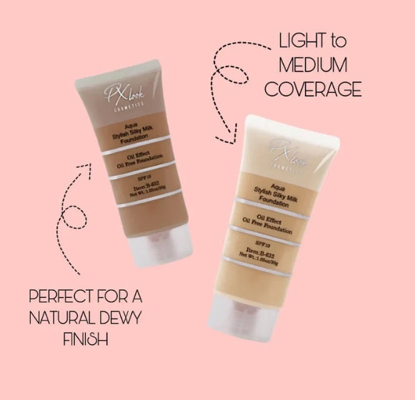 Makeup - Prolux - Aqua Stylish Silky Milk Oil Free Foundation