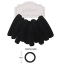 Hair Care - All Black 10 PC Elastic Hair Band