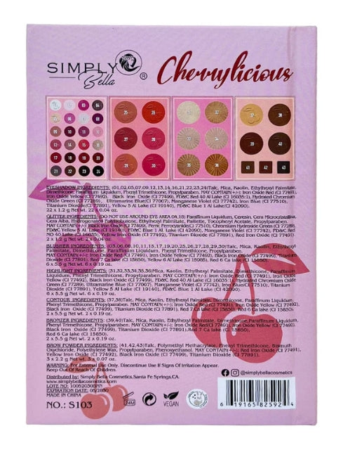 Cherry Licious Book Palette