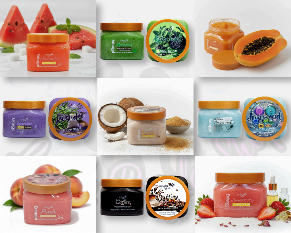 Skin Care - Simply Bella - Sugar Scrub – Face & Body (Multiple Scents)