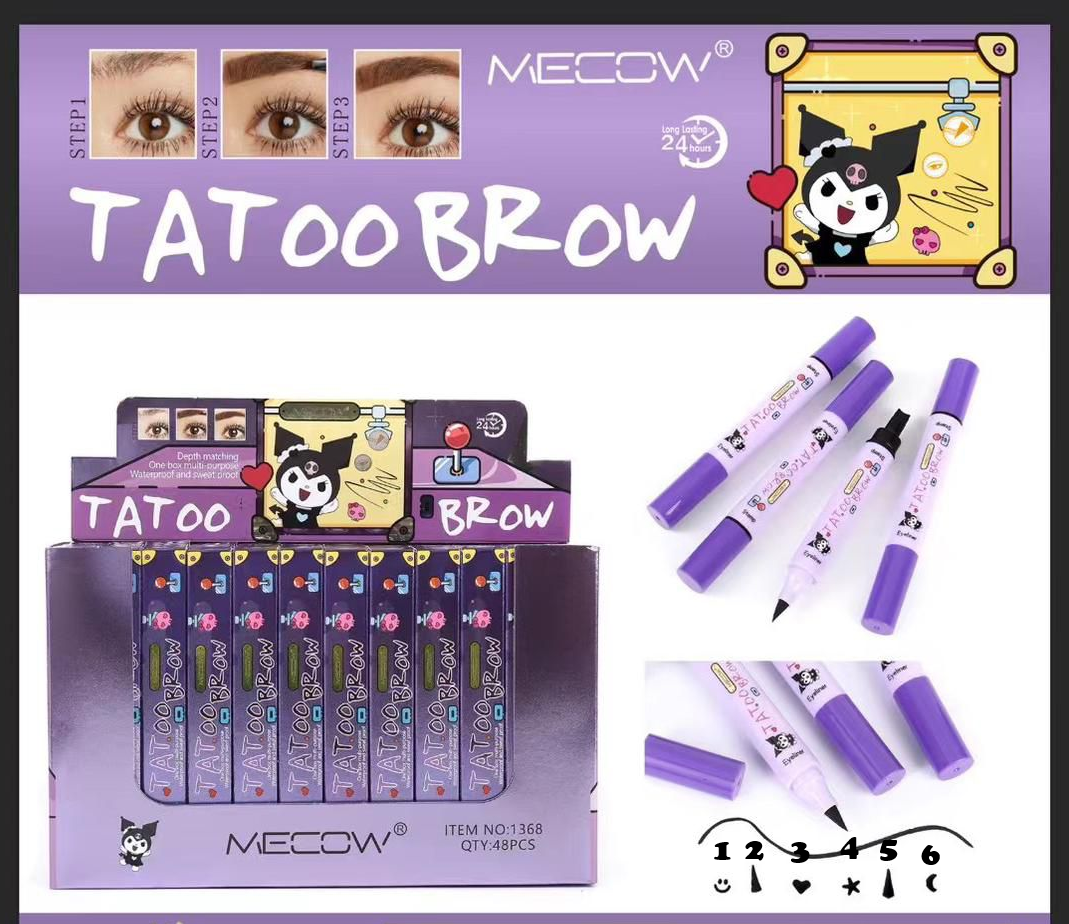 Makeup - Kuromi Tattoo Brow Stamps