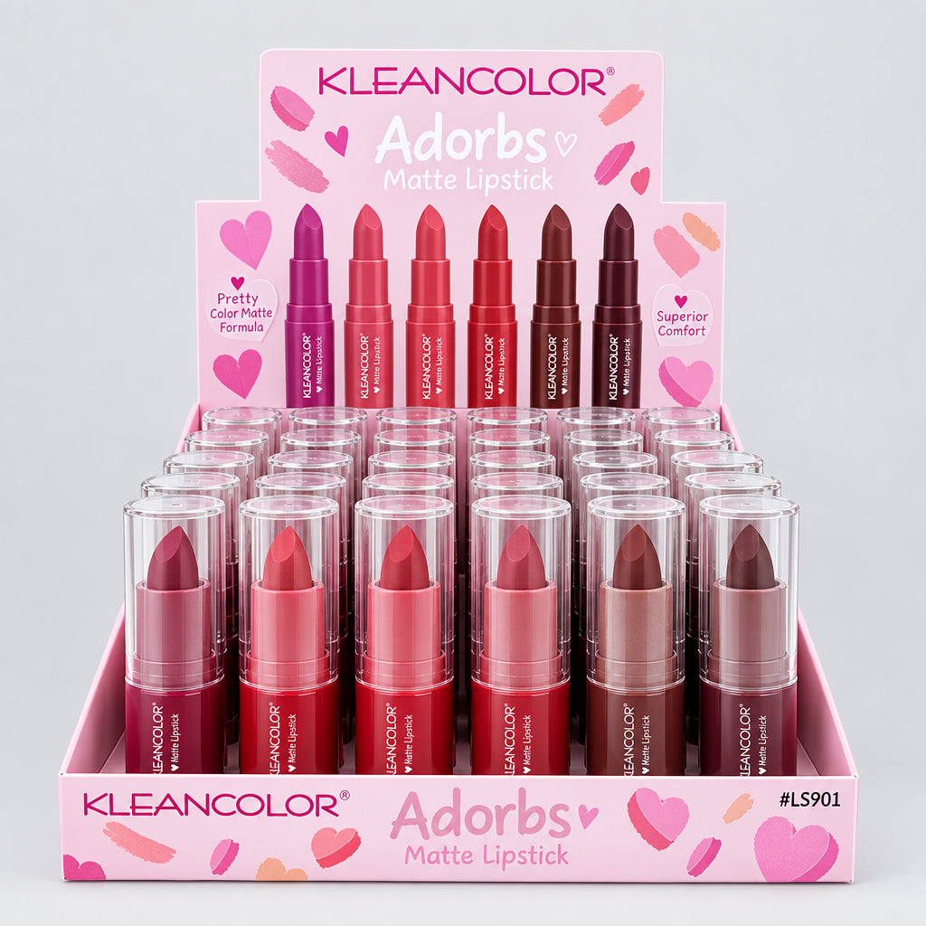 Makeup - KLEANCOLOR ADORBS MATTE LIPSTICK REDS