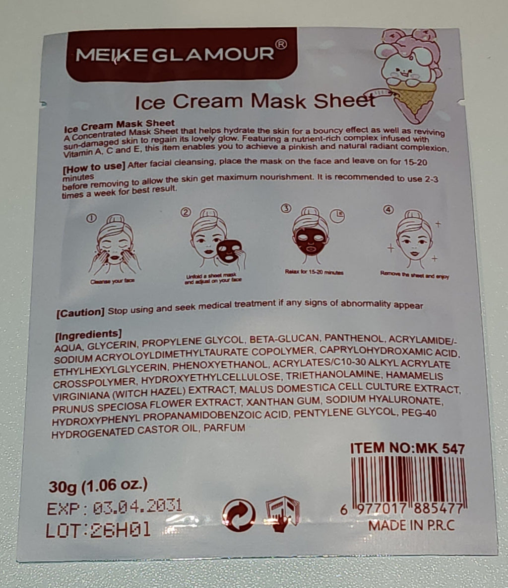 Skin Care - Meike Glamour - Face Masks